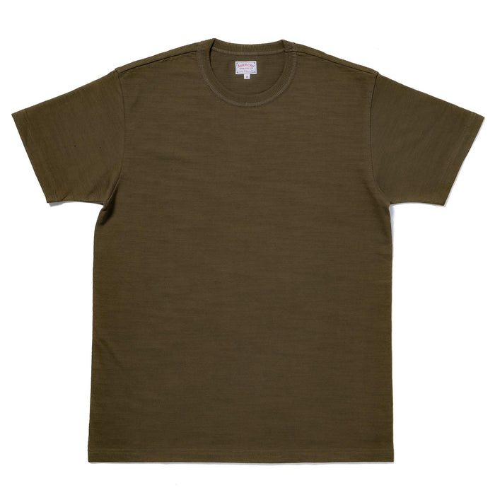 MC19010 ATHLETIC T-SHIRT / LOOP-WHEEL - OLIVE