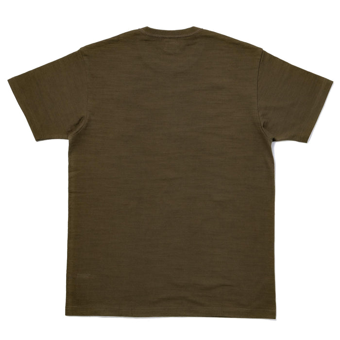 MC19010 ATHLETIC T-SHIRT / LOOP-WHEEL - OLIVE