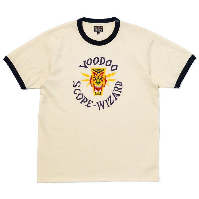 MC26009 MILITARY TEE / VOODOO, COLORED - ECRUxBLACK