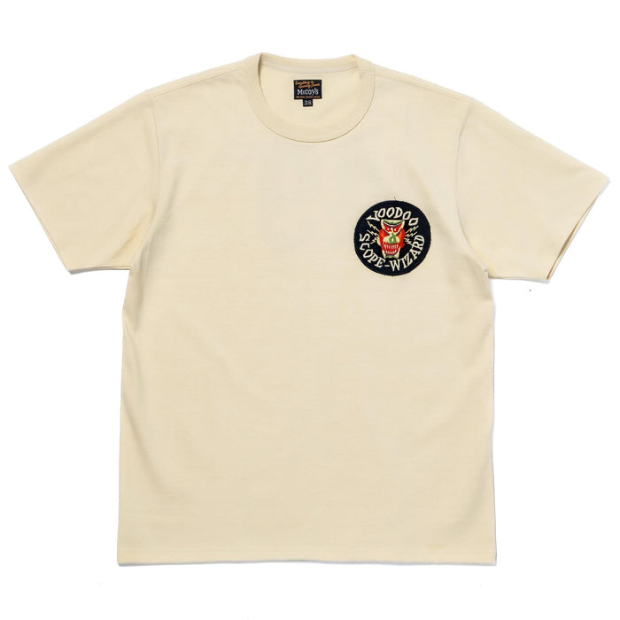 MC26011 MILITARY TEE / VOODOO, SCOPE WIZARD - ECRU