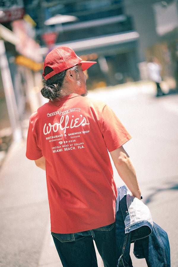 MC26039 JOE MCCOY TEE / WHERE ELSE BUT… WOLFIE'S - CHERRY