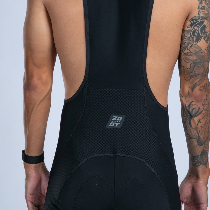 Zoot Sports CYCLE BIBS Men's Elite Cycle Hallocore Thermal Bib Tight - Jet Black