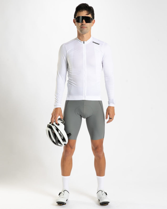 Zoot Sports CYCLE LONG SLEEVE JERSEYS Men's Elite Cycle Ls Aero Jersey - Flat White