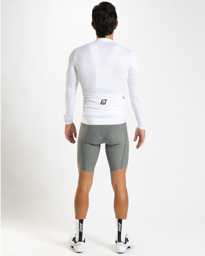Zoot Sports CYCLE LONG SLEEVE JERSEYS Men's Elite Cycle Ls Aero Jersey - Flat White