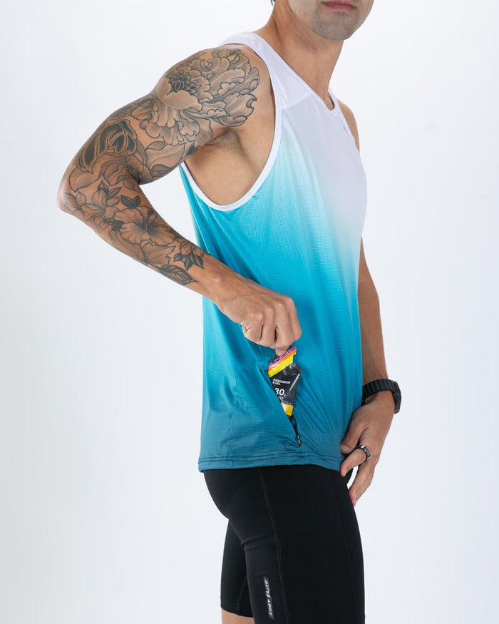 Zoot Sports RUN SINGLETS Men's Elite Run Singlet - Sonic Wave