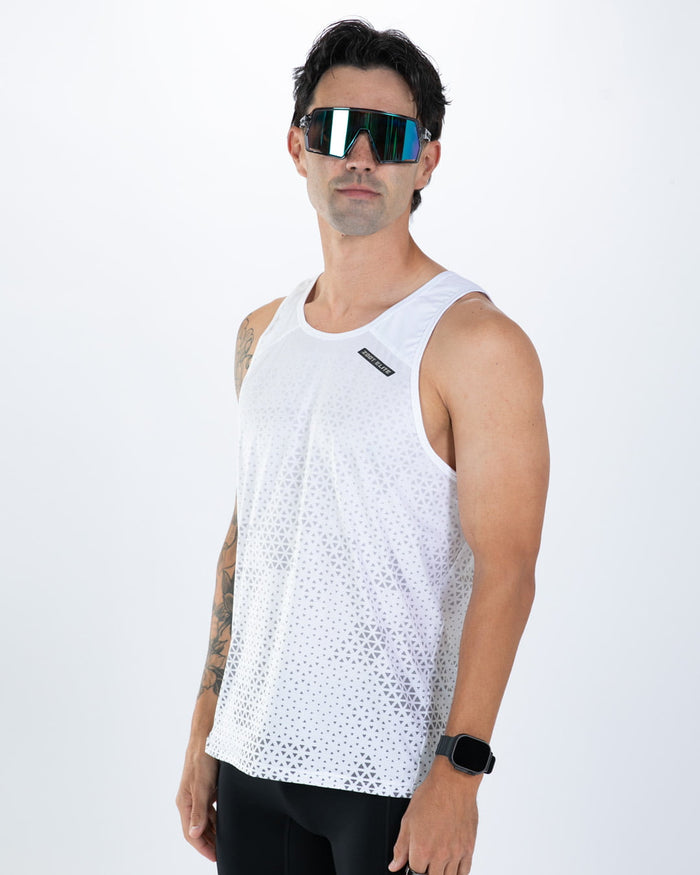 Zoot Sports RUN SINGLETS Men's Elite Run Singlet - Sonic White