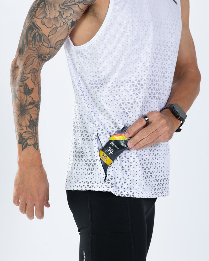 Zoot Sports RUN SINGLETS Men's Elite Run Singlet - Sonic White