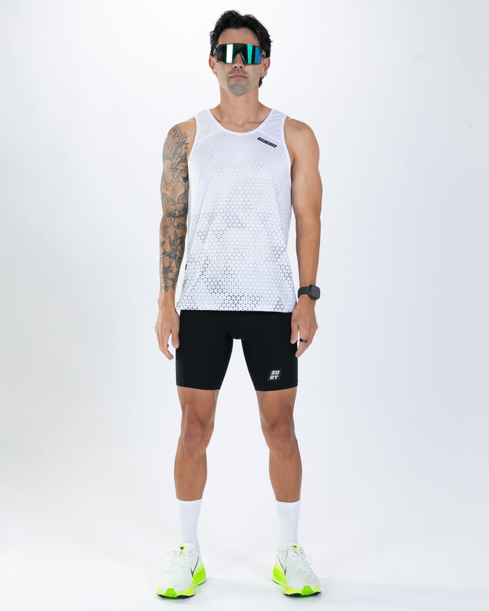Zoot Sports RUN SINGLETS Men's Elite Run Singlet - Sonic White