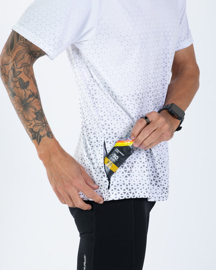 Zoot Sports RUN TEES Men's Elite Run Tee - Sonic White