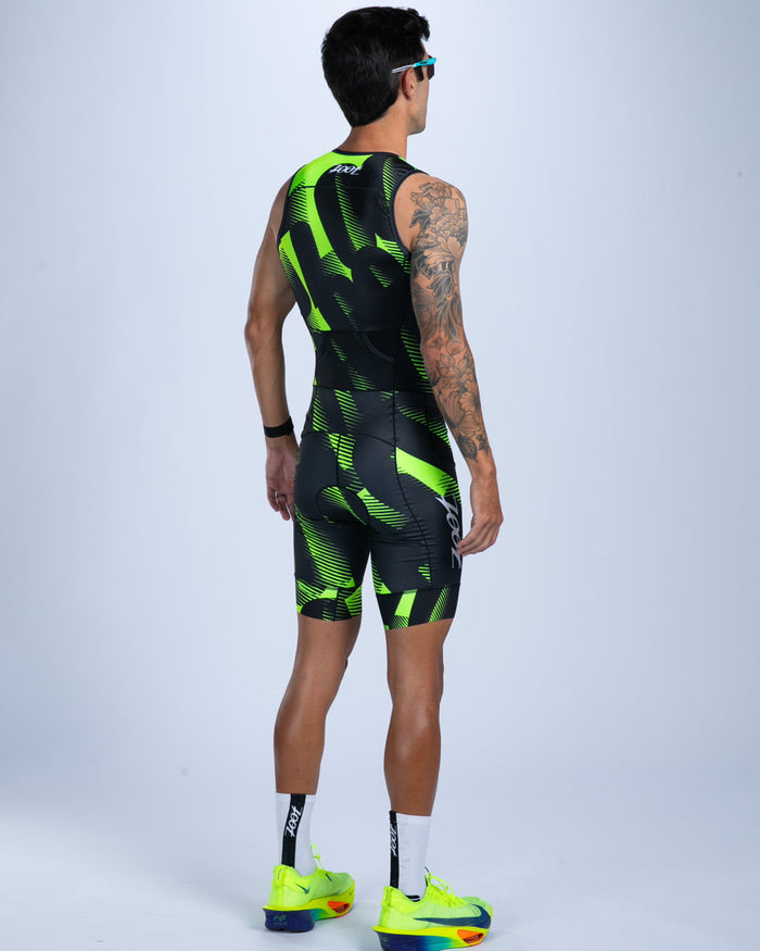Zoot Sports TRI SLEEVELESS RACESUITS Men's Ltd Tri Slvs Fz Racesuit - Icon