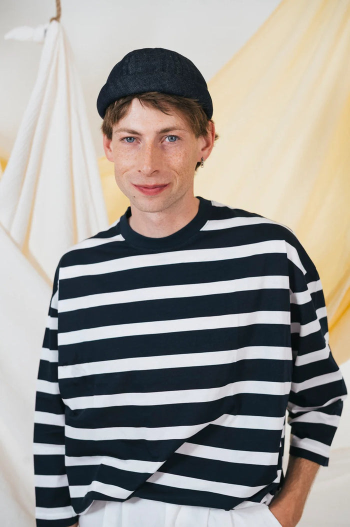 MIKI DOCKER HAT - DENIM