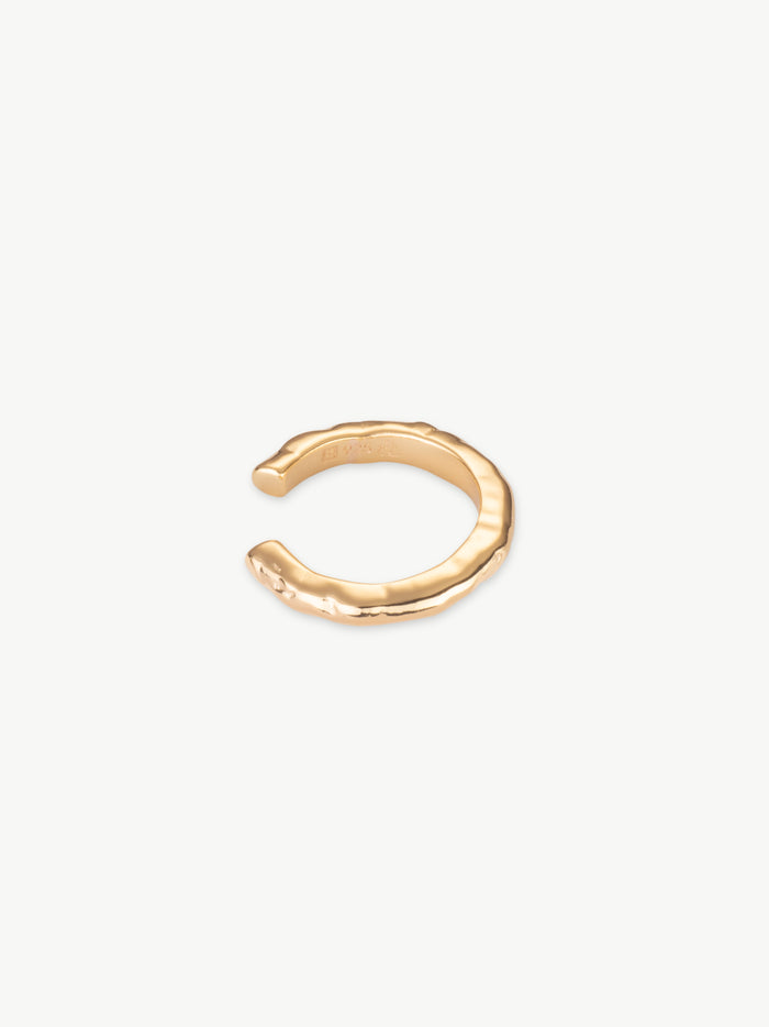 Molten Cuff in gold vermeil