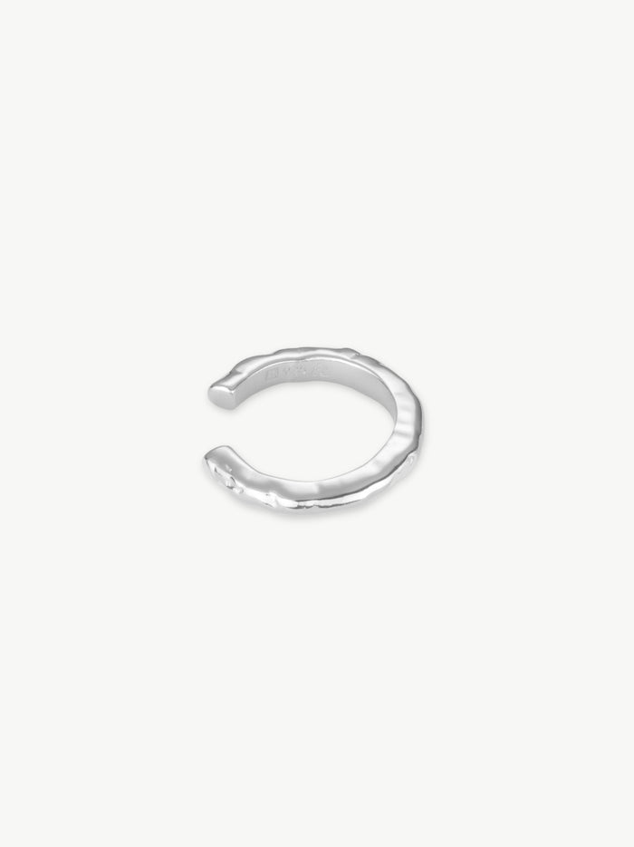 Molten Cuff in sterling silver