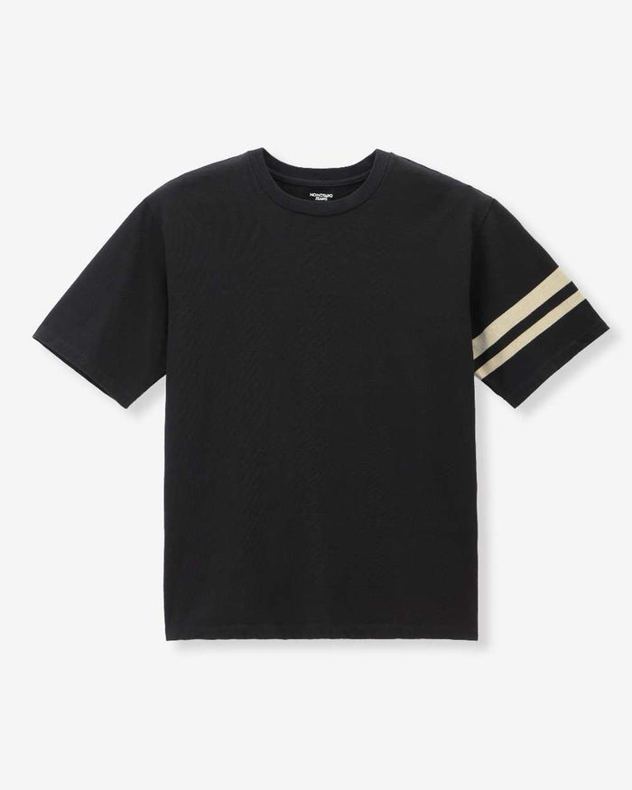 MXTS6004 HEAVY OUNCE S/S TEE -DISCHARGE PRINT - BLACK