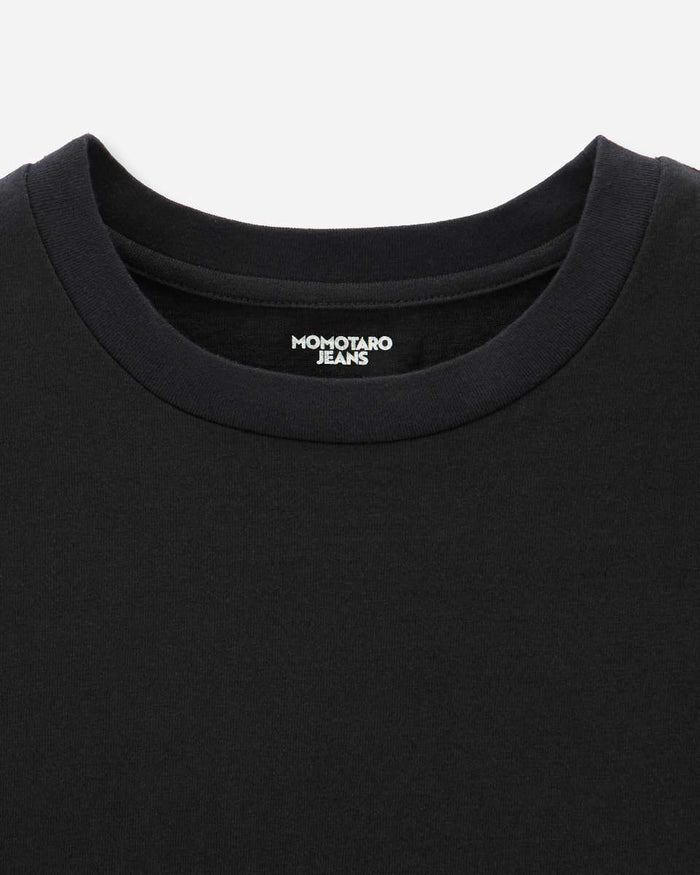 MXTS6004 HEAVY OUNCE S/S TEE -DISCHARGE PRINT - BLACK