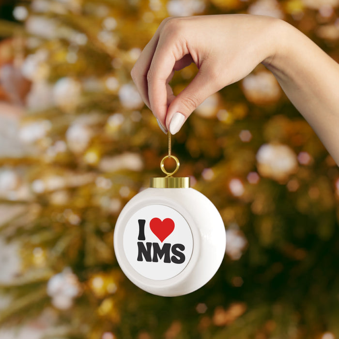 NMS I LOVE NMS Christmas Ball Ornament
