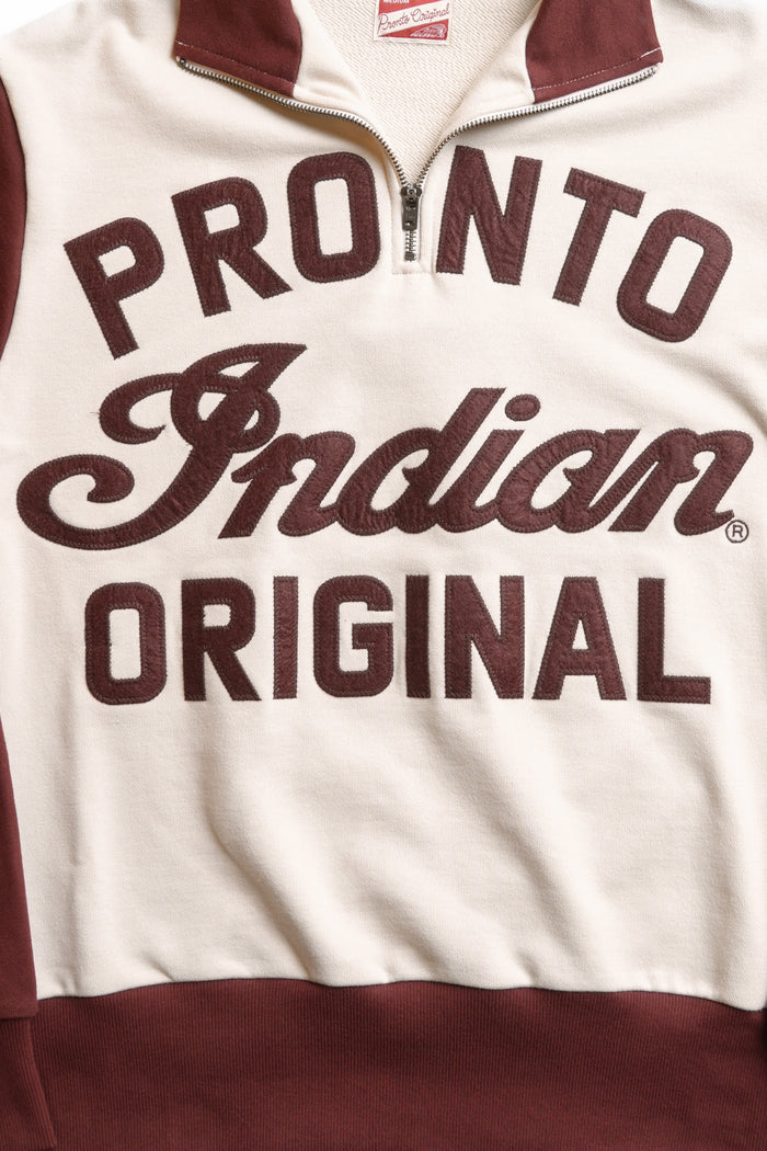 ORIGINAL ZIP PULLOVER - INDIAN ECRU