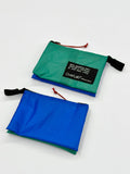 OVPR-134-Double wallet - GREEN/LIGHT BLUE