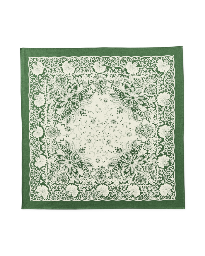 PAISLEY BANDANA - GREEN