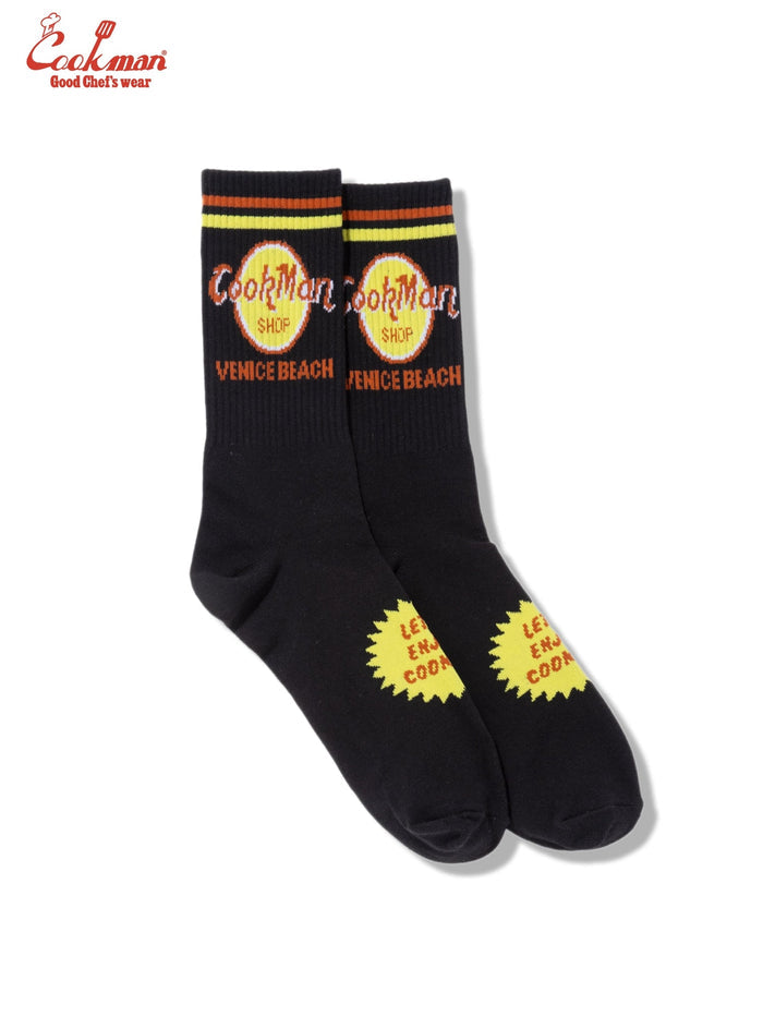 RIB CREW SOCKS CAFE & DINING - BLACK