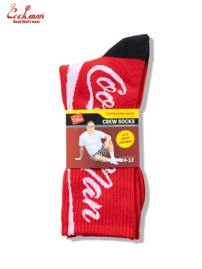 RIB CREW SOCKS SODA - RED