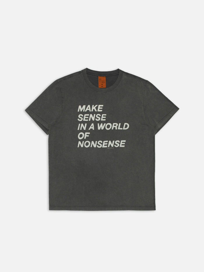 Roy T-Shirt Make Sense - Antracite