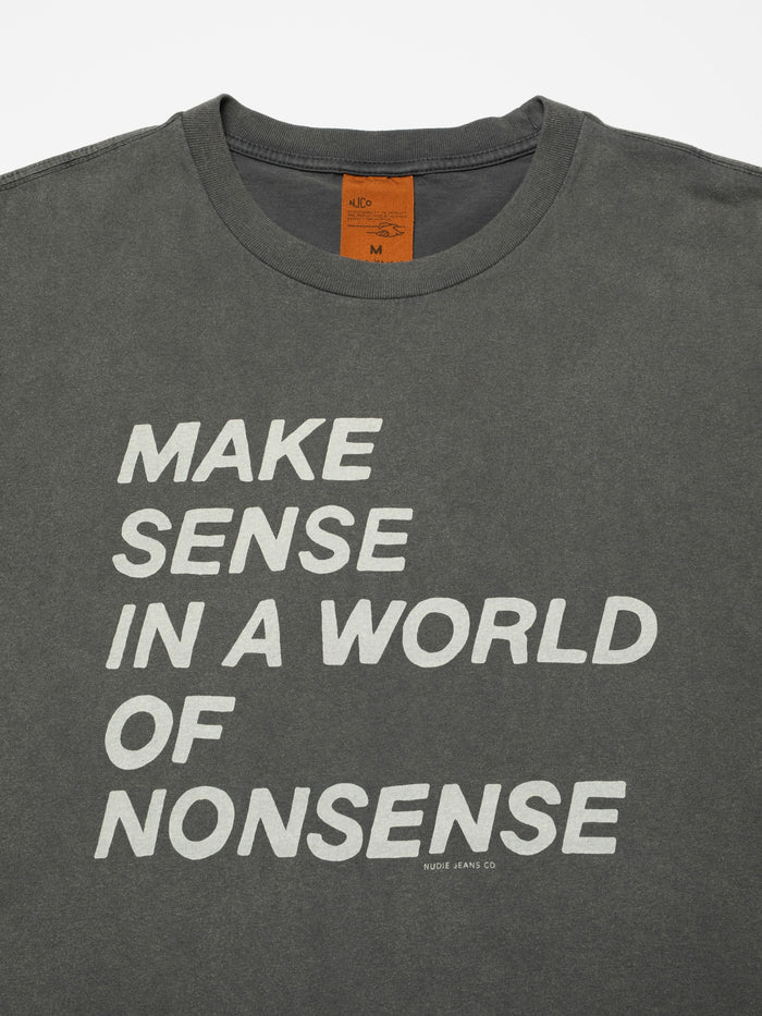 Roy T-Shirt Make Sense - Antracite