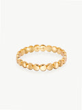 Gold vermeil circles ring