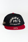 TDC-9200 Straight Cap - RED/BLACK