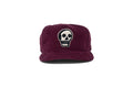 THE SKULL Snapback - MERLOT