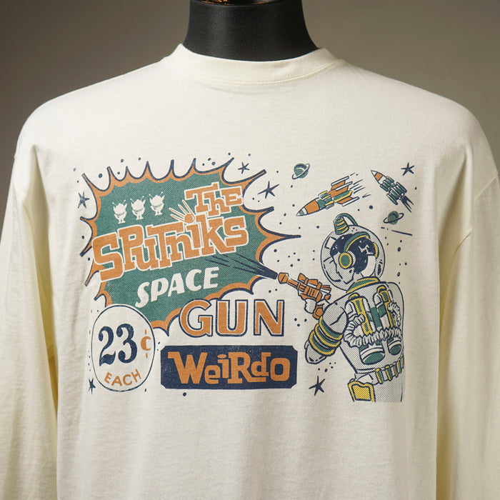 THE SPUTNIKS - L/S T-SHIRTS - WHITE