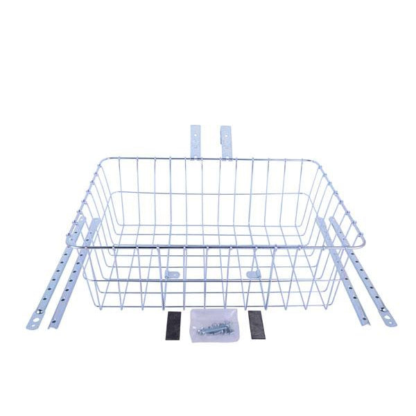 WALD Front Basket 1392 w/ struts - SILVER / BLACK