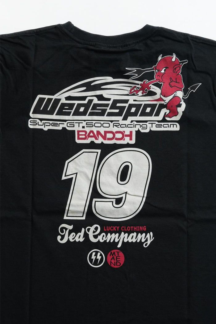 WEDSTEE-11 Triple collaboration T-shirt - BLACK