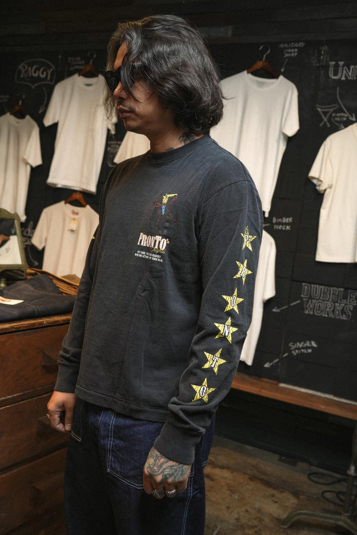 West Riders L/S Tee - Washed Black