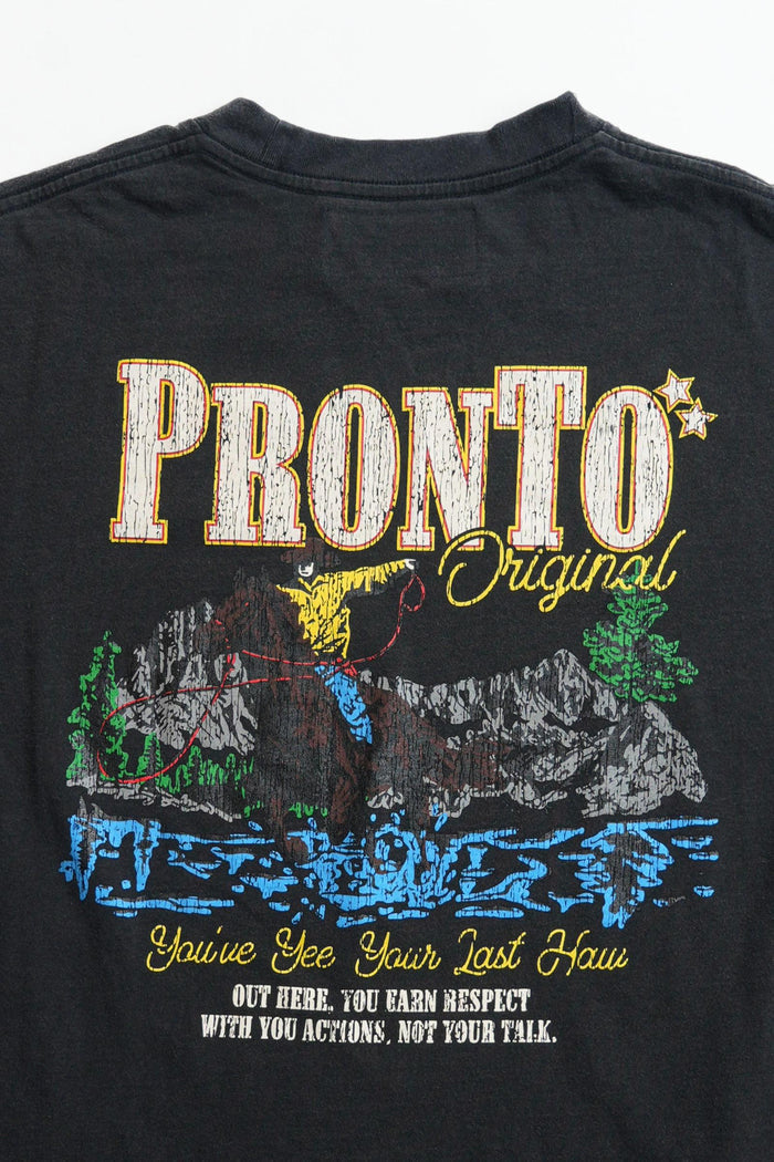 West Riders L/S Tee - Washed Black