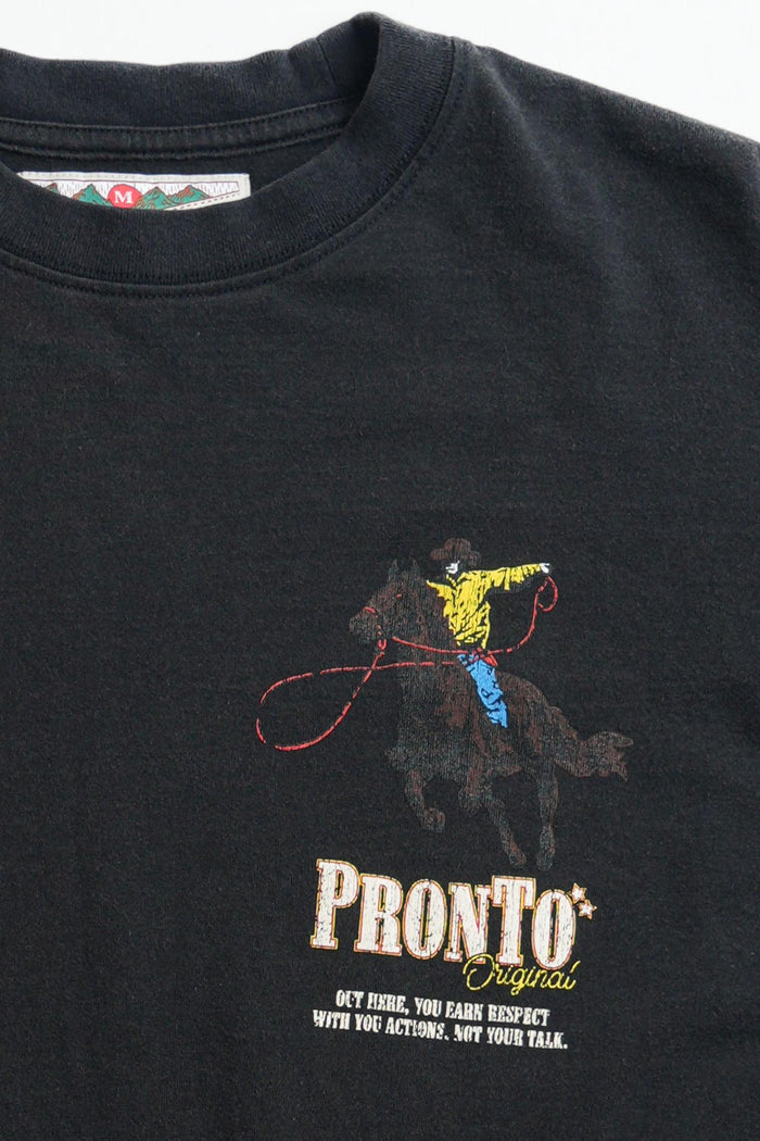 West Riders L/S Tee - Washed Black
