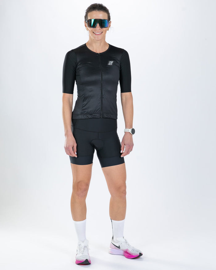 Zoot Sports TRI AERO JERSEYS Women's Elite P1 Tri Aero Jersey - Jet Black