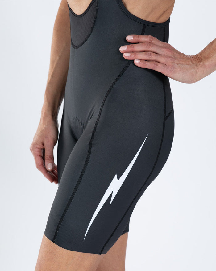 Zoot Sports BIKE BOTTOMS Women's Ltd Cycle Seamless Bib Short - Elements Bolts