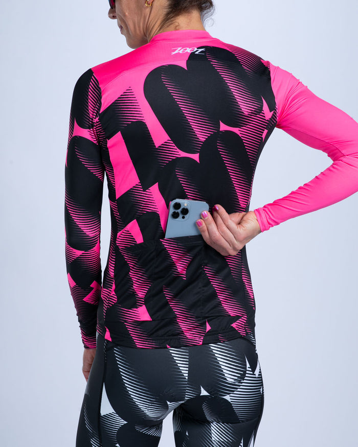 Zoot Sports CYCLE LONG SLEEVE JERSEYS Women's Ltd Cycle Sun Stop Ls Jersey - Icon