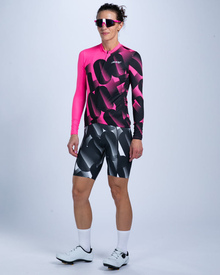 Zoot Sports CYCLE LONG SLEEVE JERSEYS Women's Ltd Cycle Sun Stop Ls Jersey - Icon