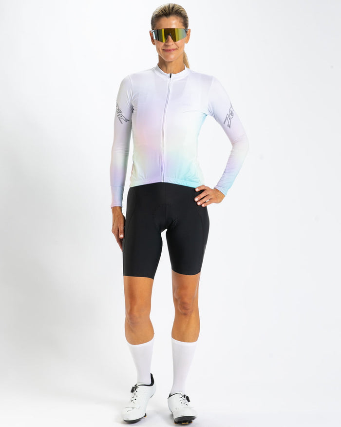 Zoot Sports CYCLE LONG SLEEVE JERSEYS Women's Ltd Cycle Sun Stop Ls Jersey - Sunset