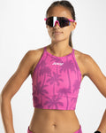 Zoot Sports RUN CROPS Women's Ltd Run Crop - Paradise