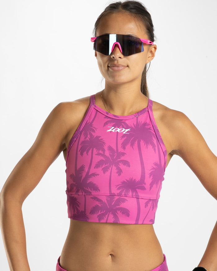 Zoot Sports RUN CROPS Women's Ltd Run Crop - Paradise