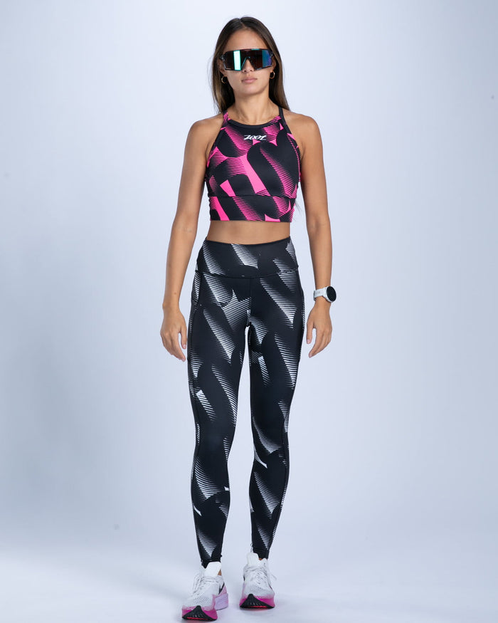 Zoot Sports RUN TIGHTS Women's Ltd Run Pulse High-Rise Tight - Icon