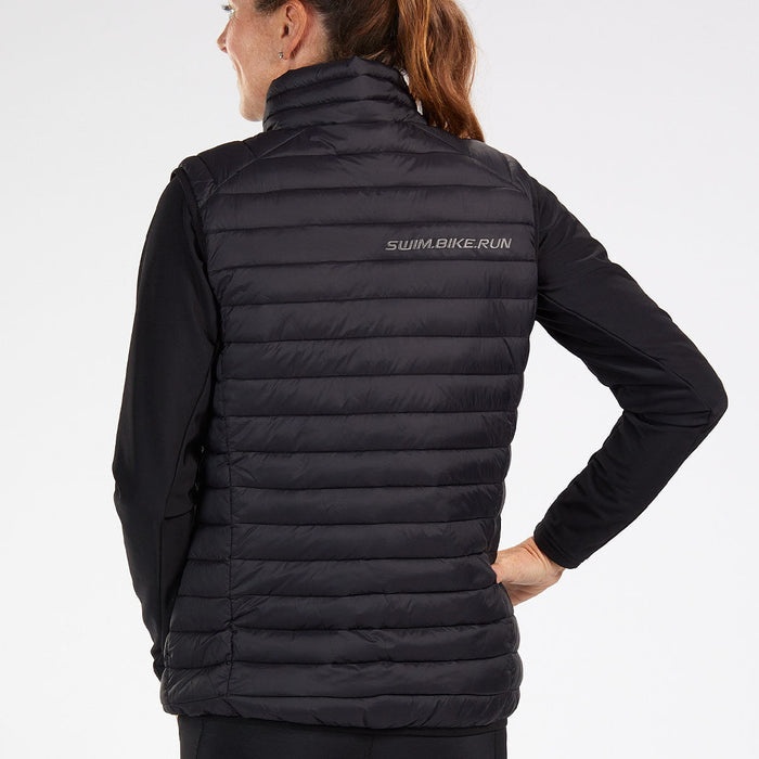 Zoot Sports PUFFER JACKET WOMENS ULTRA PUFF VEST  - BLACK