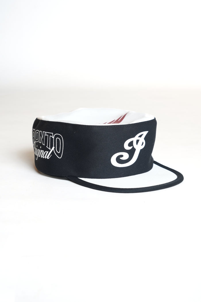 WORK CAP - BLACK/WHITE