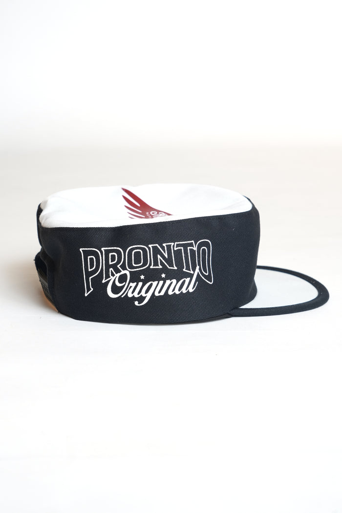 WORK CAP - BLACK/WHITE