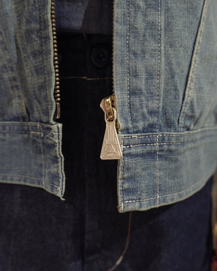 Work Short Jkt Denim Overall - wash Denim