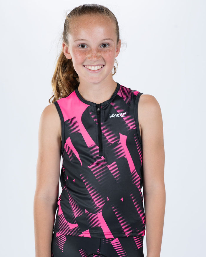 Zoot Sports KIDS TRI TANKS Youth Ltd Protégé Tri Tank - Icon Pink