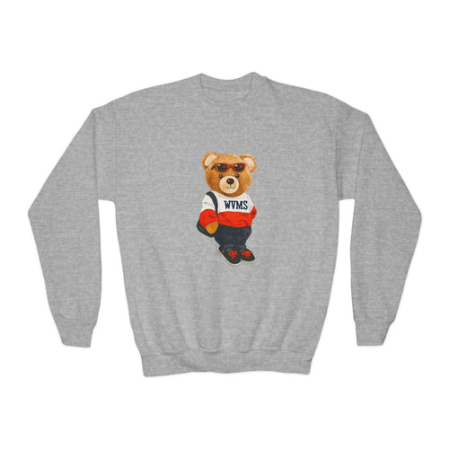 *YOUTH Welsh Valley YOUTH Bear Crewneck Sweatshirt — NMS Teddy Graphic